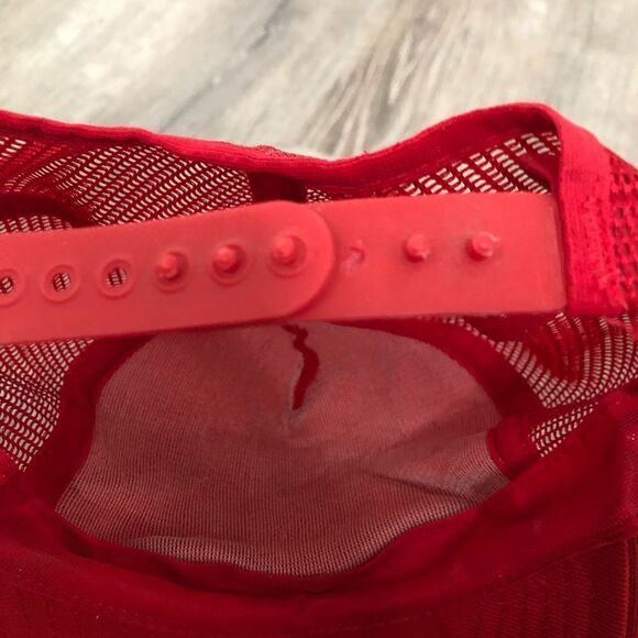 Vintage Kansas City Chiefs Patch NFL Mesh Trucker Baseball Snapback Hat Cap Read - Picture 6 of 9